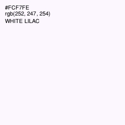 #FCF7FE - White Lilac Color Image